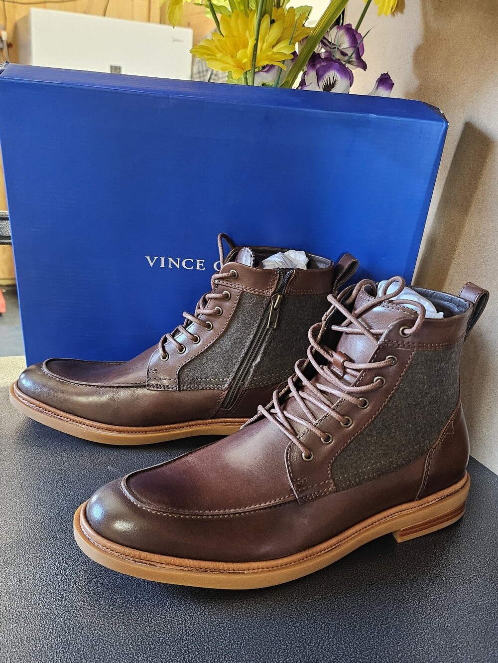 Vince Camuto Men's Bendmore Lace-Up Boots